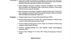 PENETAPAN MAKLUMAT PELAYANAN DINAS PENDIDIKAN DAN KEBUDAYAAN